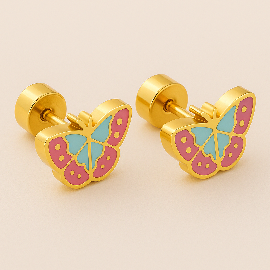 Sky Wonders Stud Earrings – Cloud, Bird, Butterfly & Owl Set | Dreamy Cute Sky Jewelry