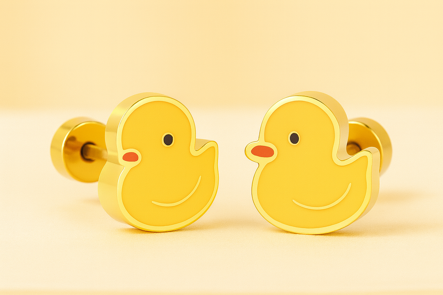 Animal Kingdom Stud Earrings – Rabbit, Penguin, Duck & Shiba Set | Cute Animal Jewelry Gift for Her